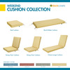 Classic Accessories Weekend 54" x 18" x 3" Outdoor Bench Cushion, Straw CSWBN54183